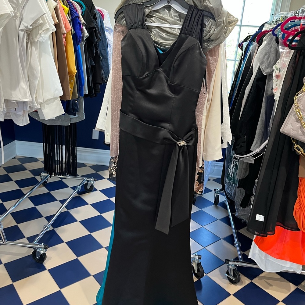 IMPRESSION BRIDAL BLACK DRESS